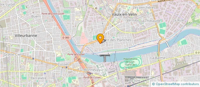 localisation de l'entreprise DIRECT ALPES TRANSPORTS à VAULX-EN-VELIN