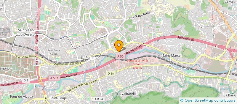 localisation de l'entreprise DIRECT AMBULANCES à MARSEILLE