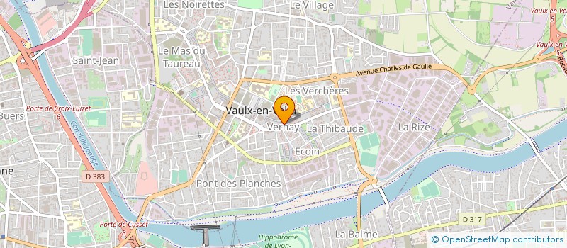 localisation de l'entreprise DIRECT AMENAGEMENT  VAULX-EN-VELIN