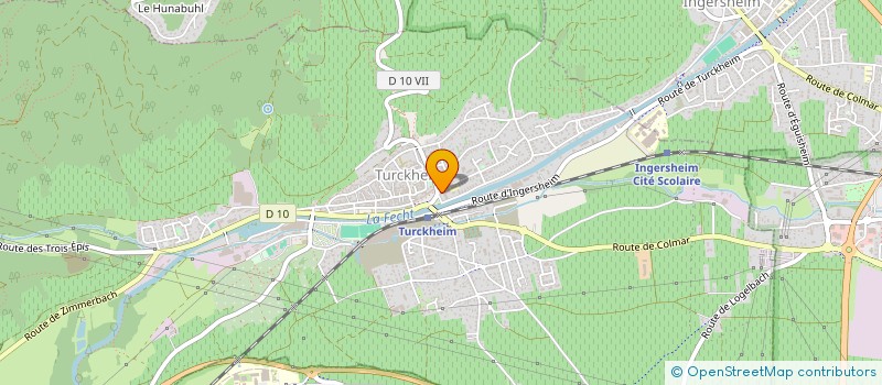 localisation de l'entreprise DIRECT'ART  TURCKHEIM