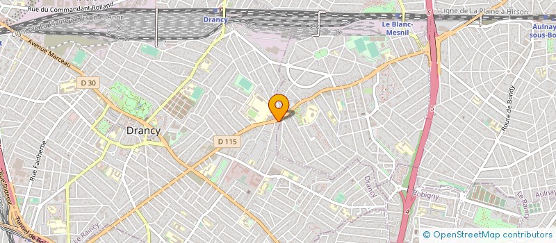 localisation de l'entreprise DIRECT'AUTO ECOLE  DRANCY