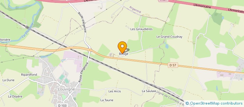 localisation de l'entreprise DIRECT AUTOMOBILES &SERVICES à LOUVIGNE