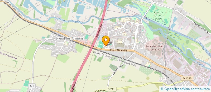 localisation de l'entreprise DIRECT AUTOS  AMIENS