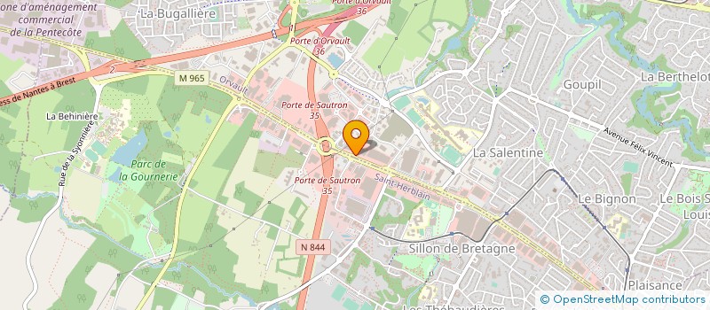 localisation de l'entreprise DIRECT BATTERIES à ORVAULT
