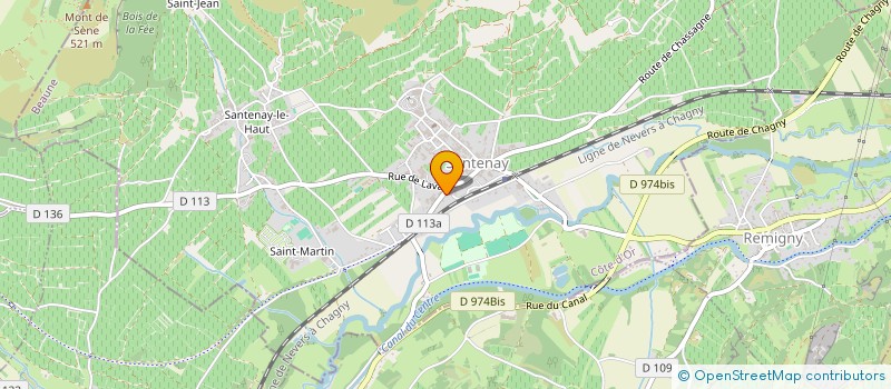 localisation de l'entreprise DIRECT BOUCHONS  SANTENAY