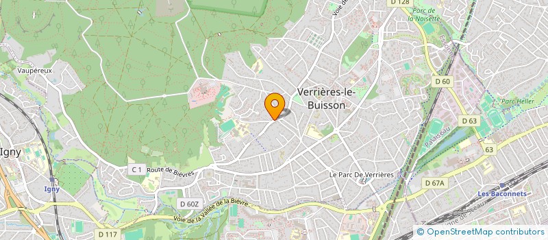 localisation de l'entreprise DIRECT CHARGE FRANCE  VERRIERES-LE-BUISSON