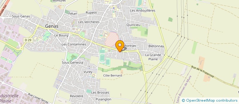 localisation de l'entreprise DIRECT CHIMIE à GENAS