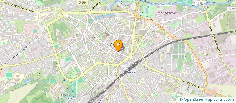 localisation de l'entreprise DIRECT COM à ARRAS