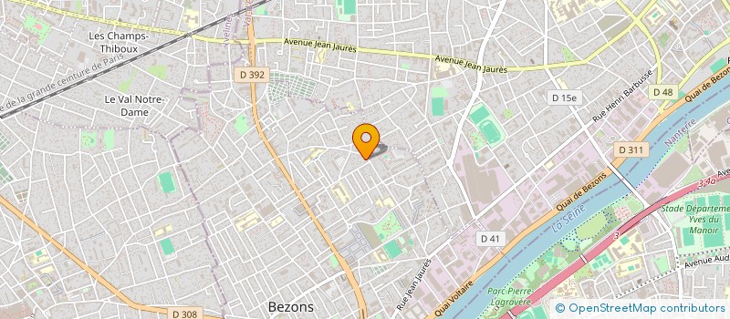 localisation de l'entreprise DIRECT COMPETENCES à BEZONS