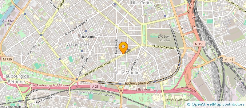 localisation de l'entreprise DIRECT DANS TA FACE à LILLE