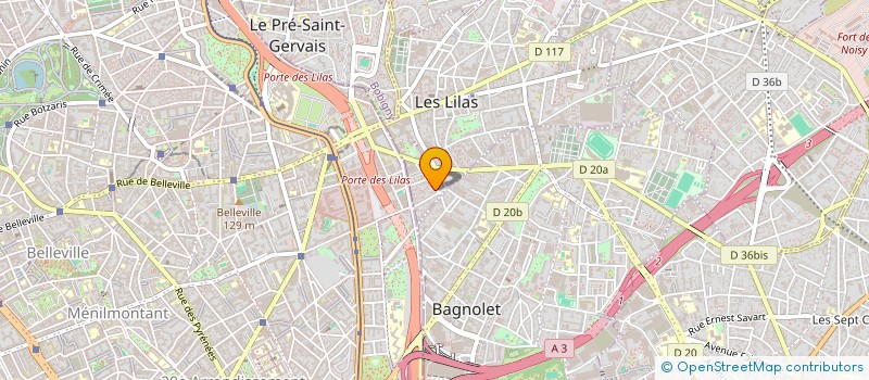 localisation de l'entreprise DIRECT-DIFFUSION à LES LILAS