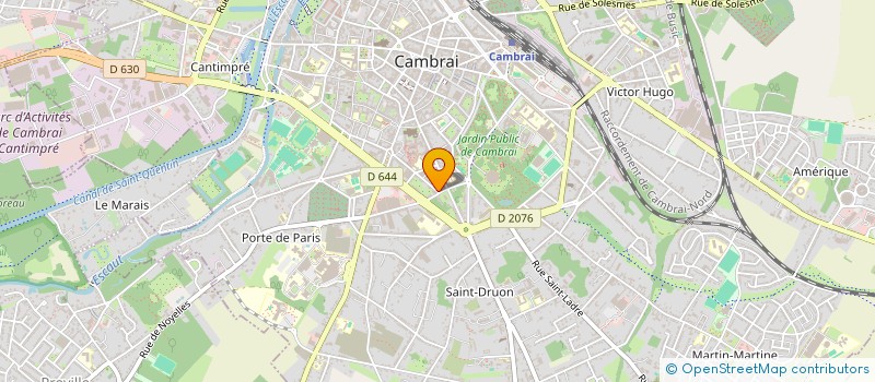 localisation de l'entreprise DIRECT DIOCES ENSEIGNEMENT CATHOLIQUE  CAMBRAI