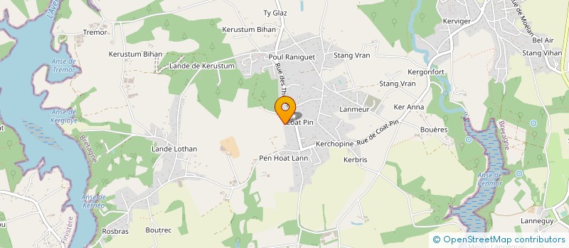 localisation de l'entreprise DIRECT DISTRIBUTION  RIEC-SUR-BELON