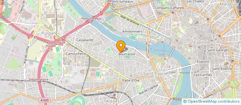 localisation de l'entreprise DIRECT EN SCENE  TOULOUSE