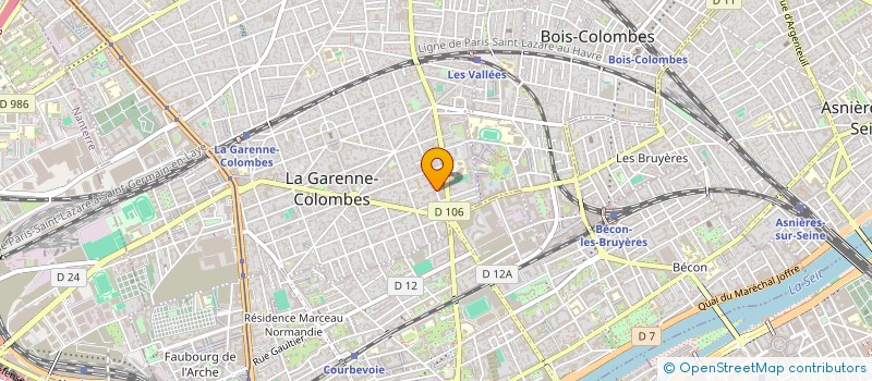 localisation de l'entreprise DIRECT ET DIFFERE à LA GARENNE-COLOMBES