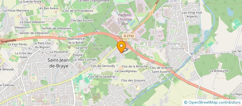 localisation de l'entreprise DIRECT ETANCH à SAINT-JEAN-DE-BRAYE