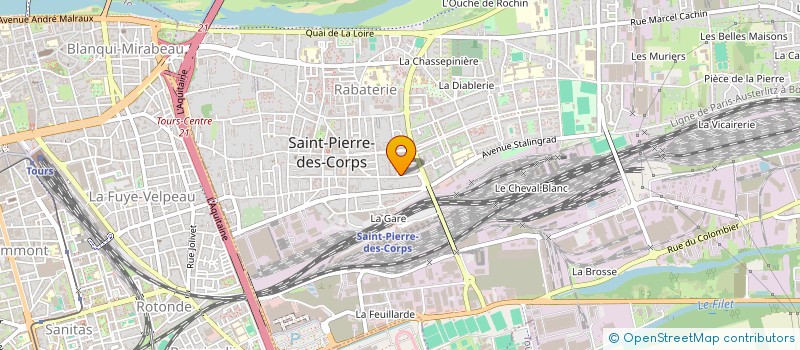 localisation de l'entreprise DIRECT EXPERT CONSEILS ET FORMATIONS CSE  SAINT-PIERRE-DES-CORPS