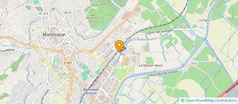 localisation de l'entreprise DIRECT EXPERTISE COMPTABLE à MANOSQUE