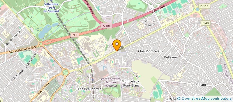 localisation de l'entreprise DIRECT EXPRESS TRANS KIT à VILLEPINTE