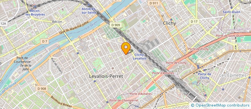 localisation de l'entreprise DIRECT FORMA à LEVALLOIS-PERRET