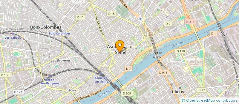 localisation de l'entreprise DIRECT FORMALITES à ASNIERES-SUR-SEINE