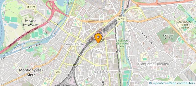 localisation de l'entreprise DIRECT FORMATION PLUS  METZ