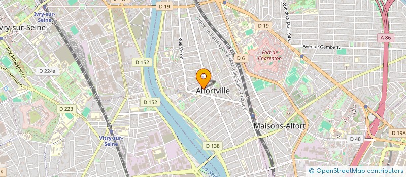 localisation de l'entreprise DIRECT IMMO ASSISTANCE à ALFORTVILLE