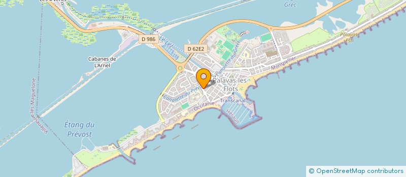 localisation de l'entreprise DIRECT IMMOBILIER à PALAVAS-LES-FLOTS
