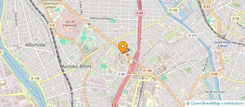 localisation de l'entreprise DIRECT INSTALLATEUR à MAISONS-ALFORT