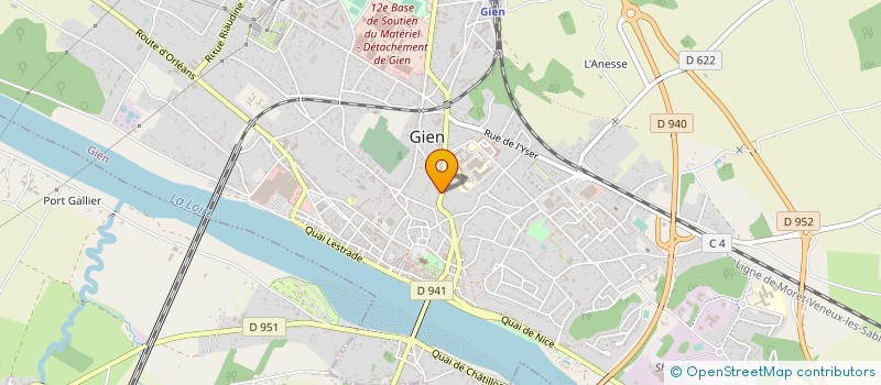 localisation de l'entreprise DIRECT IPC à GIEN