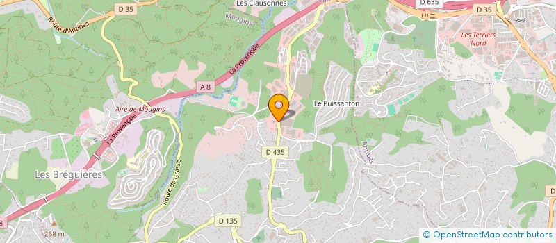 localisation de l'entreprise DIRECT LINEA  VALLAURIS