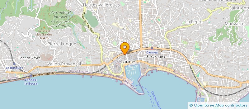 localisation de l'entreprise DIRECT LIVE à CANNES
