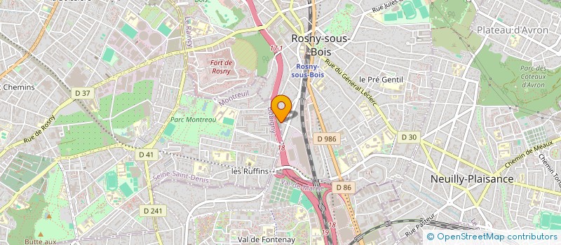 localisation de l'entreprise DIRECT LIVE à ROSNY-SOUS-BOIS