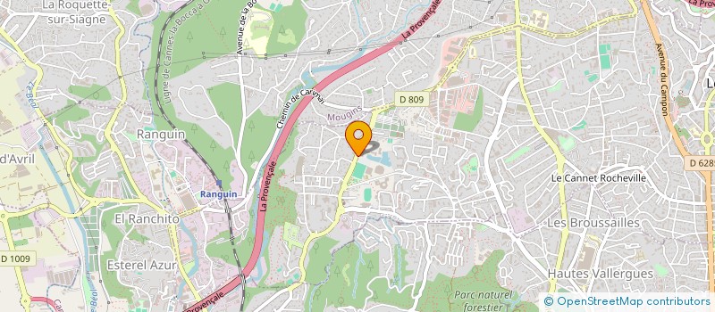 localisation de l'entreprise DIRECT LIVE VIDEO à LE CANNET