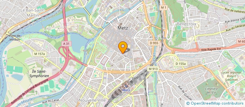 localisation de l'entreprise DIRECT MAILING à METZ