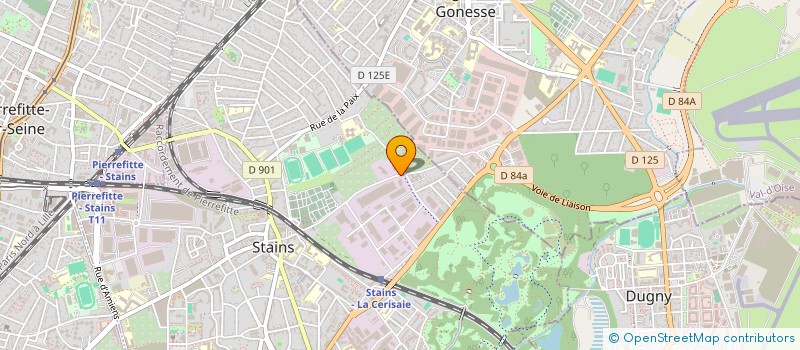 localisation de l'entreprise DIRECT MARQUAGE  STAINS