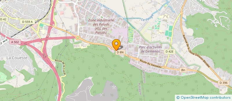 localisation de l'entreprise DIRECT MATERIAUX à AUBAGNE