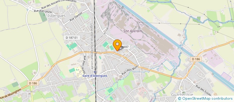 localisation de l'entreprise DIRECT MEDICAL  ISBERGUES