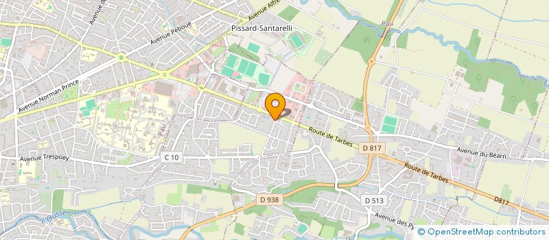 localisation de l'entreprise DIRECT MENUISERIE  BIZANOS