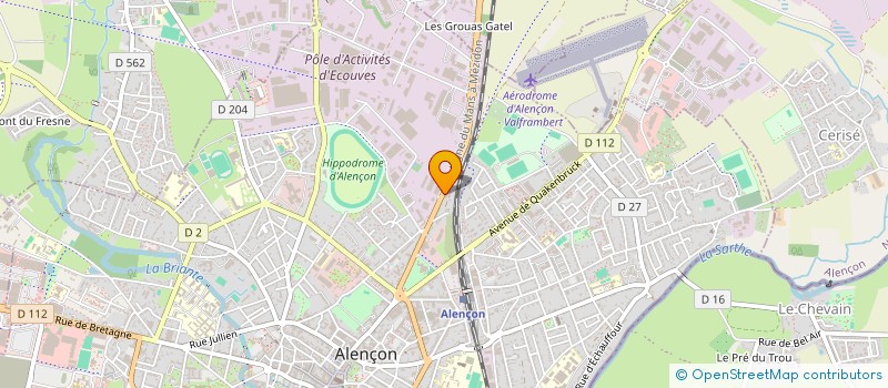 localisation de l'entreprise DIRECT-MOTOS à ALENCON
