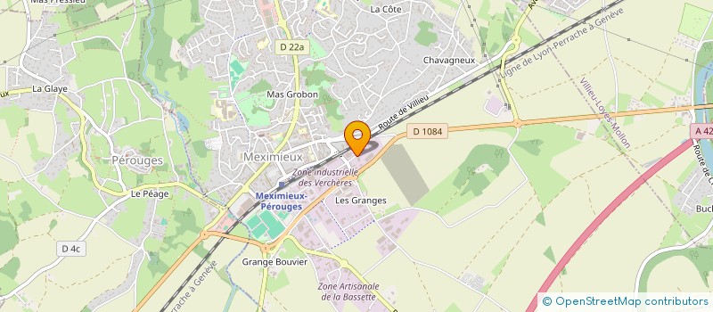 localisation de l'entreprise DIRECT NATURE à MEXIMIEUX