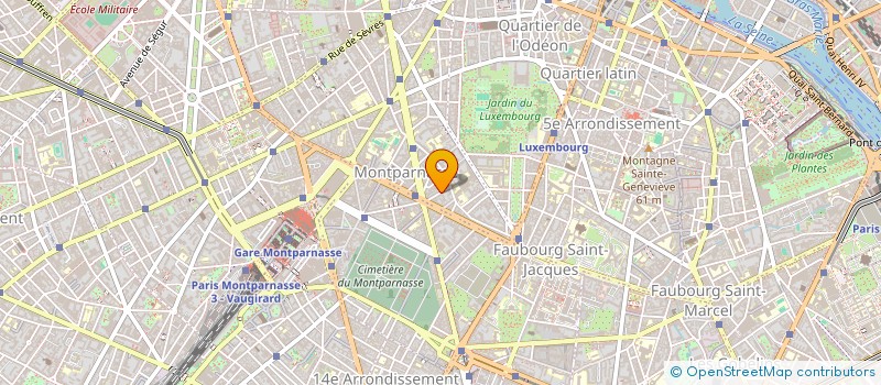 localisation de l'entreprise DIRECT OPHTALMO MONTPARNASSE  PARIS