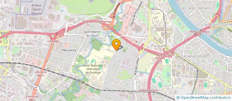 localisation de l'entreprise DIRECT PARTENAIRES à TOULOUSE