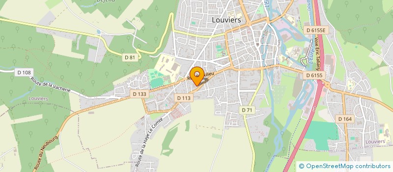 localisation de l'entreprise DIRECT PLOMBERIE à LOUVIERS