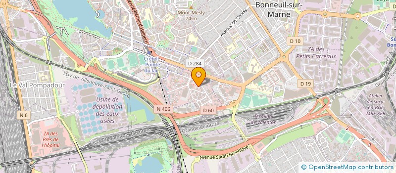 localisation de l'entreprise DIRECT POWER à CRETEIL