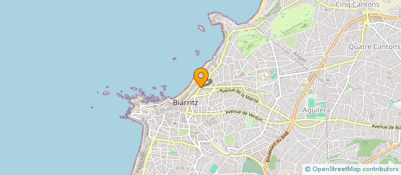 localisation de l'entreprise DIRECT PREUVE à BIARRITZ