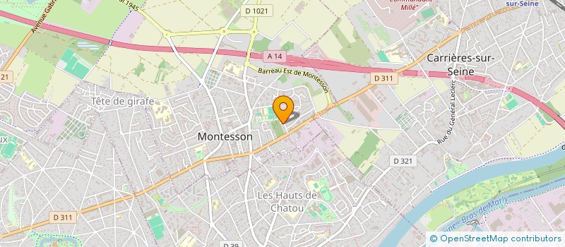 localisation de l'entreprise DIRECT PROD à MONTESSON