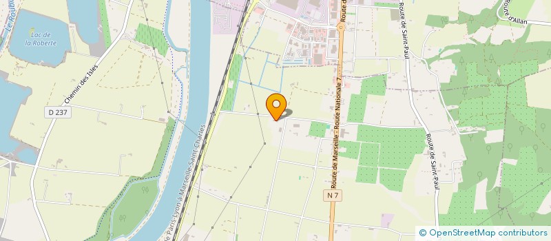 localisation de l'entreprise DIRECT PRODUCE FRANCE à CHATEAUNEUF-DU-RHONE