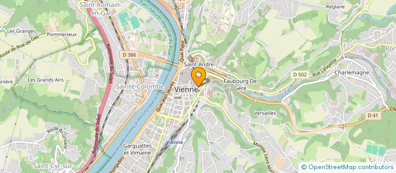 localisation de l'entreprise DIRECT PRODUCTEUR à VIENNE