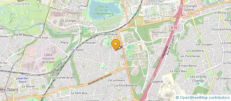 localisation de l'entreprise DIRECT PRODUCTION à JOUE-LES-TOURS